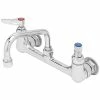 T&S Brass And Bronze Works T&S B-0232 Wall Mounted Pantry Faucet With 8" Adjustable Centers, 6" Swing Nozzle, And Eterna Cartridges