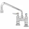 T&S Brass And Bronze Works T&S B-2390 Deck Mount Faucet With 4" Adjustable Centers And 14" Swing Nozzle