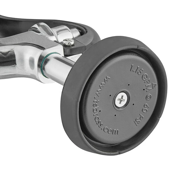 T&S Brass And Bronze Works Equip By T&S 5PR-8W12 Wall Mounted 35 3/4" High Pre-Rinse Faucet With 8" Adjustable Centers, 44" Hose, 12" Add-On Faucet, And 6" Wall Bracket 5 T&S Brass And Bronze Works Equip By T&S 5PR-8W12 Wall Mounted 35 3/4" High Pre-Rinse Faucet With 8" Adjustable Centers, 44" Hose, 12" Add-On Faucet, And 6" Wall Bracket - Image 5