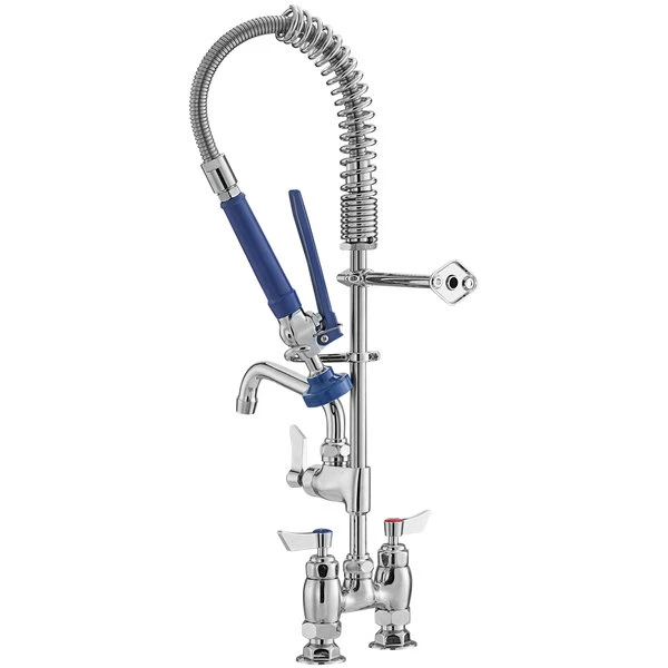 Waterloo 1.15 GPM Low Profile Deck-Mounted Pre-Rinse Faucet With 4" Centers And 6" Add-On Faucet 3 Waterloo 1.15 GPM Low Profile Deck-Mounted Pre-Rinse Faucet With 4" Centers And 6" Add-On Faucet - Image 3