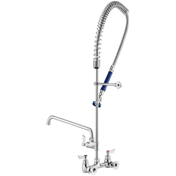 Waterloo 1.15 GPM Wall-Mounted Pre-Rinse Faucet With 8" Centers And 14" Add-On Faucet 3 Waterloo 1.15 GPM Wall-Mounted Pre-Rinse Faucet With 8" Centers And 14" Add-On Faucet - Image 3
