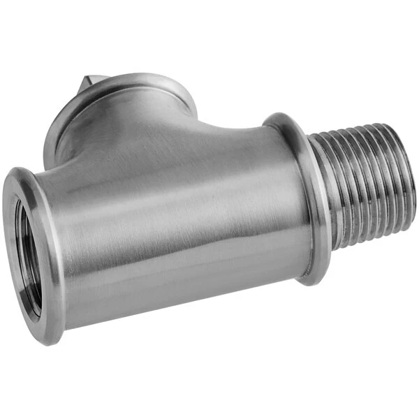 T&S Brass And Bronze Works Eversteel By T&S S-TEE-RGD Stainless Steel Rigid Tee Assembly 2 T&S Brass And Bronze Works Eversteel By T&S S-TEE-RGD Stainless Steel Rigid Tee Assembly - Image 2