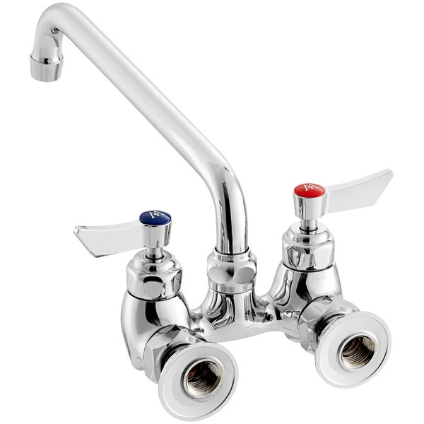 Waterloo Wall-Mounted Faucet With 4" Centers And 10" Swing Spout 3 Waterloo Wall-Mounted Faucet With 4" Centers And 10" Swing Spout - Image 3