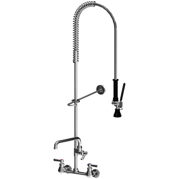 Chicago Faucet Company Chicago Faucets 510-G613L12XKCAB Pre-Rinse Wall-Mounted Faucet With 8" Adjustable Centers And 12" L-Type Swing Spout 1 Chicago Faucet Company Chicago Faucets 510-G613L12XKCAB Pre-Rinse Wall-Mounted Faucet With 8" Adjustable Centers And 12" L-Type Swing Spout