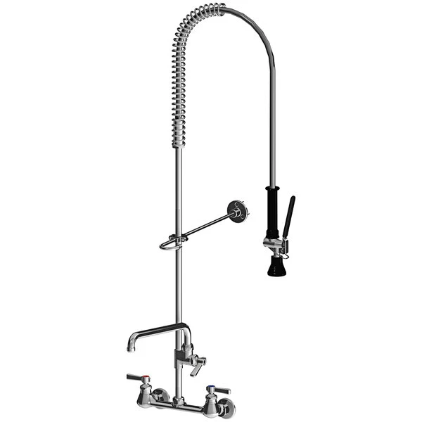 Chicago Faucet Company Chicago Faucets 510-G613L15XKCAB Pre-Rinse Wall-Mounted Faucet With 8" Adjustable Centers And 14" L-Type Swing Spout 1 Chicago Faucet Company Chicago Faucets 510-G613L15XKCAB Pre-Rinse Wall-Mounted Faucet With 8" Adjustable Centers And 14" L-Type Swing Spout