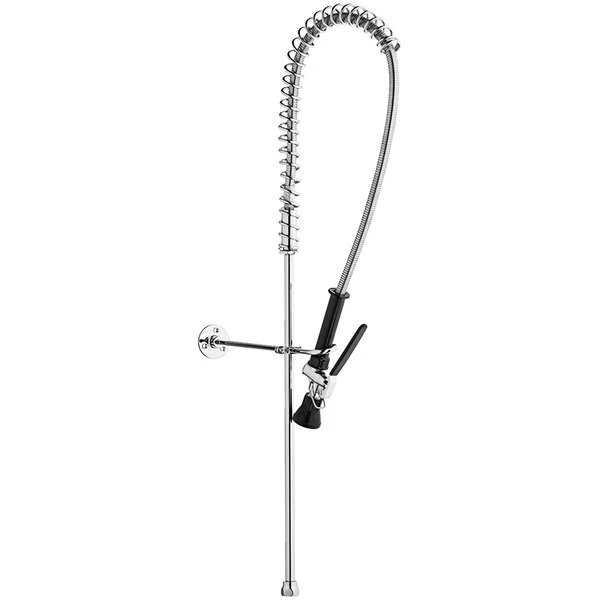 Chicago Faucet Company Chicago Faucets 919-SLABCP Deck-Mounted Single-Hole Pre-Rinse Faucet With Pipe Strap 1 Chicago Faucet Company Chicago Faucets 919-SLABCP Deck-Mounted Single-Hole Pre-Rinse Faucet With Pipe Strap