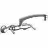 Chicago Faucet Company Chicago Faucets 445-L8E35ABCP 1.5 GPM Wall-Mounted Faucet With Adjustable Centers And 8" L-Type Swing Spout