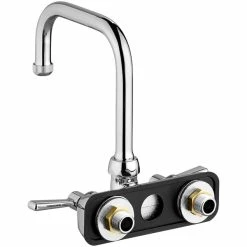 Chicago Faucet Company Chicago Faucets W4W-DB6AE1-369ABCP Wall-Mounted Manual Sink Faucet With 4" Centers 6 Chicago Faucet Company Chicago Faucets W4W-DB6AE1-369ABCP Wall-Mounted Manual Sink Faucet With 4" Centers -T&S Brass-shop 2439559