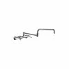 Chicago Faucet Company Chicago Faucets 445-DJ24ABCP Wall-Mounted Faucet With Adjustable Centers And 24" Double-Jointed Swing Spout