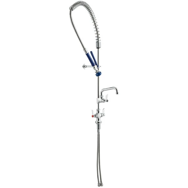 Waterloo 1.15 GPM Deck-Mounted Pre-Rinse Faucet With Single Base And 6" Add-On Faucet 1 Waterloo 1.15 GPM Deck-Mounted Pre-Rinse Faucet With Single Base And 6" Add-On Faucet