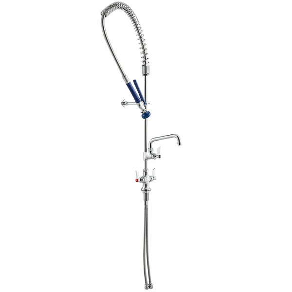 Waterloo 1.15 GPM Deck-Mounted Pre-Rinse Faucet With Single Base And 8" Add-On Faucet 1 Waterloo 1.15 GPM Deck-Mounted Pre-Rinse Faucet With Single Base And 8" Add-On Faucet