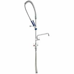 Waterloo 1.15 GPM Deck-Mounted Pre-Rinse Faucet With Single Base And 14" Add-On Faucet