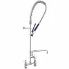 Waterloo 1.15 GPM Deck-Mounted Pre-Rinse Faucet With 8" Centers And 14" Add-On Faucet