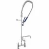 Waterloo 1.15 GPM Deck-Mounted Pre-Rinse Faucet With 8" Centers And 10" Add-On Faucet