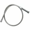 T&S Brass And Bronze Works T&S B-0044-H 44" Stainless Steel Flex Hose With Gray Handle