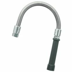 T&S Brass And Bronze Works T&S B-0020-HS 20" Stainless Steel Flex Hose With Spray Head And Polyurethane Liner