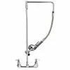 T&S Brass And Bronze Works T&S B-0131 Wall Mounted 29 7/8" High Pre-Rinse Faucet With Adjustable 8" Centers, Swivel Arm, And 20" Hose