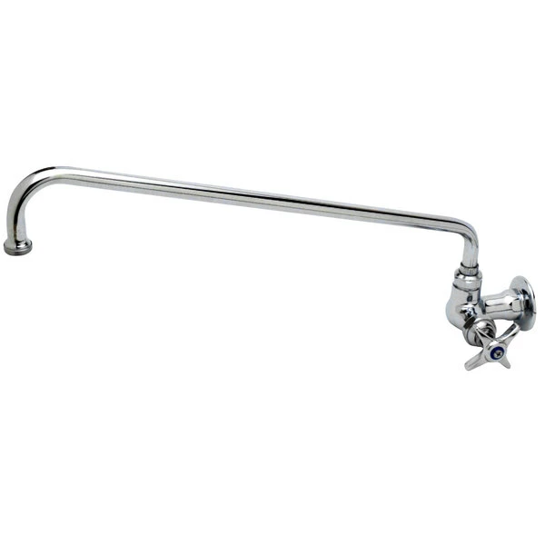 T&S Brass And Bronze Works T&S B-0210-060X Single Wall Mount Faucet With 8" Swing Nozzle And 4 Arm Handle 1 T&S Brass And Bronze Works T&S B-0210-060X Single Wall Mount Faucet With 8" Swing Nozzle And 4 Arm Handle