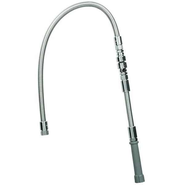 T&S Brass And Bronze Works T&S B-0044-V9 44" Stainless Steel Hose Assembly 1 T&S Brass And Bronze Works T&S B-0044-V9 44" Stainless Steel Hose Assembly