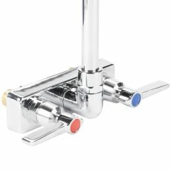 Advance Tabco K-59 Wall Mount Faucet With Blade Handles, 4" Centers, And 3 1/2" Gooseneck Spout -T&S Brass-shop 543258