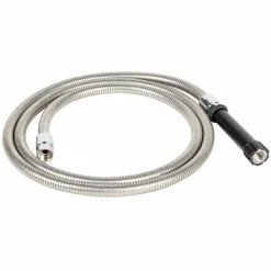 T&S Brass And Bronze Works Equip By T&S 5HSE96 96" Flexible Stainless Steel Hose For Equip Pre-Rinse Units