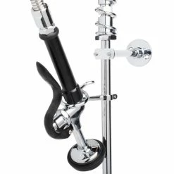 T&S Brass And Bronze Works Equip By T&S 5PR-4D08 Deck Mounted 38 1/4" High Pre-Rinse Faucet With 4" Adjustable Centers, 44" Hose, 8" Add-On Faucet, And 6" Wall Bracket 6 T&S Brass And Bronze Works Equip By T&S 5PR-4D08 Deck Mounted 38 1/4" High Pre-Rinse Faucet With 4" Adjustable Centers, 44" Hose, 8" Add-On Faucet, And 6" Wall Bracket -T&S Brass-shop 557141