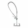 T&S Brass And Bronze Works T&S B-0133-CC EasyInstall Wall Mounted 35 1/4" High Pre-Rinse Faucet With Adjustable 8" Centers And 44" Hose