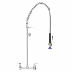 Fisher 64793 Backsplash Mounted Pre-Rinse Faucet With Wall Bracket And 8" Centers