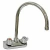 Advance Tabco K-60 8 1/2" Gooseneck Wall Mount Faucet With 4" Centers