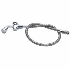 T&S Brass And Bronze Works T&S B-2137 50" Pre-Rinse Flex Hose With Angled Rosespray Spray Valve