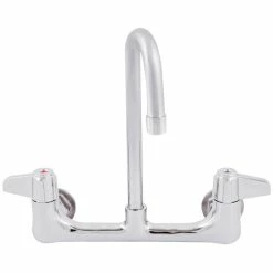 T&S Brass And Bronze Works Equip By T&S 5F-8WLX03 Wall Mounted Faucet With 2 3/16" Gooseneck Spout, 8" Centers, Laminar Flow Device, And Lever Handles 9 T&S Brass And Bronze Works Equip By T&S 5F-8WLX03 Wall Mounted Faucet With 2 3/16" Gooseneck Spout, 8" Centers, Laminar Flow Device, And Lever Handles -T&S Brass-shop 753441