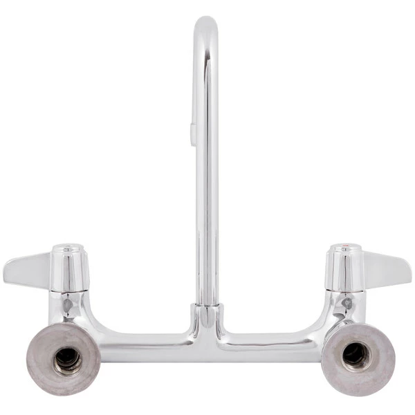 T&S Brass And Bronze Works Equip By T&S 5F-8WLX03 Wall Mounted Faucet With 2 3/16" Gooseneck Spout, 8" Centers, Laminar Flow Device, And Lever Handles 5 T&S Brass And Bronze Works Equip By T&S 5F-8WLX03 Wall Mounted Faucet With 2 3/16" Gooseneck Spout, 8" Centers, Laminar Flow Device, And Lever Handles - Image 5