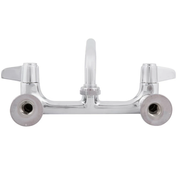 T&S Brass And Bronze Works Equip By T&S 5F-8WLX06 Wall Mounted Faucet With 6 1/8" Swing Spout, 5.2 GPM Laminar Flow Device, 8" Adjustable Centers, And Lever Handles 5 T&S Brass And Bronze Works Equip By T&S 5F-8WLX06 Wall Mounted Faucet With 6 1/8" Swing Spout, 5.2 GPM Laminar Flow Device, 8" Adjustable Centers, And Lever Handles - Image 5