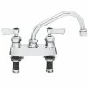 Fisher 3510 Deck-Mounted Swivel Faucet With 4" Centers - 6" Spout