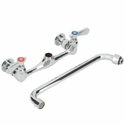 Assure Parts 12" Wall Mounted Swing Spout Swivel Faucet With 8" Centers 7 Assure Parts 12" Wall Mounted Swing Spout Swivel Faucet With 8" Centers -T&S Brass-shop 844756