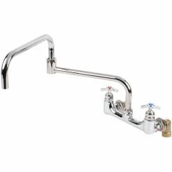 T&S Brass And Bronze Works T&S B-0292 24" Double Joint Wall Mounted Big Flo Mixing Faucet With 8" Centers
