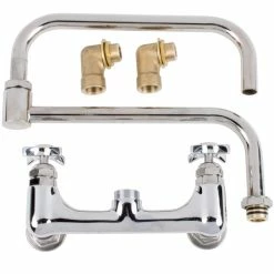 T&S Brass And Bronze Works T&S B-0292 24" Double Joint Wall Mounted Big Flo Mixing Faucet With 8" Centers -T&S Brass-shop 881222
