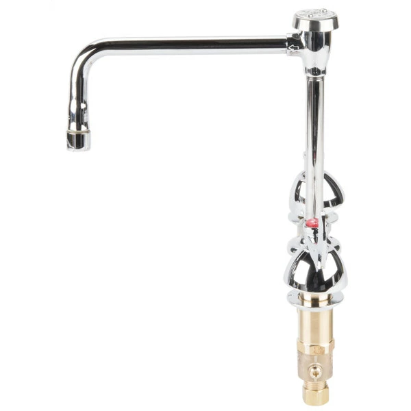 T&S Brass And Bronze Works T&S B-2863 Deck Mount Easy Install 2.2 GPM Faucet With 8" Centers, 8 1/2" Gooseneck, 4" Wrist Action Handles, Eterna Cartridges, And Vacuum Breaker 5 T&S Brass And Bronze Works T&S B-2863 Deck Mount Easy Install 2.2 GPM Faucet With 8" Centers, 8 1/2" Gooseneck, 4" Wrist Action Handles, Eterna Cartridges, And Vacuum Breaker - Image 5