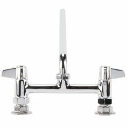 T&S Brass And Bronze Works Equip By T&S 5F-8DLX18 Deck Mount Swivel Base Mixing Faucet With 18 1/8" Swing Nozzle And 8" Centers - ADA Compliant 9 T&S Brass And Bronze Works Equip By T&S 5F-8DLX18 Deck Mount Swivel Base Mixing Faucet With 18 1/8" Swing Nozzle And 8" Centers - ADA Compliant -T&S Brass-shop 929936