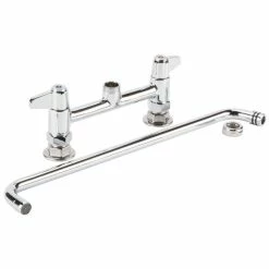 T&S Brass And Bronze Works Equip By T&S 5F-8DLX18 Deck Mount Swivel Base Mixing Faucet With 18 1/8" Swing Nozzle And 8" Centers - ADA Compliant 11 T&S Brass And Bronze Works Equip By T&S 5F-8DLX18 Deck Mount Swivel Base Mixing Faucet With 18 1/8" Swing Nozzle And 8" Centers - ADA Compliant -T&S Brass-shop 929941